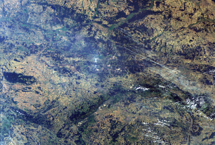 Eastern Germany western Poland and the Czech Republic MERIS 19 August 2002